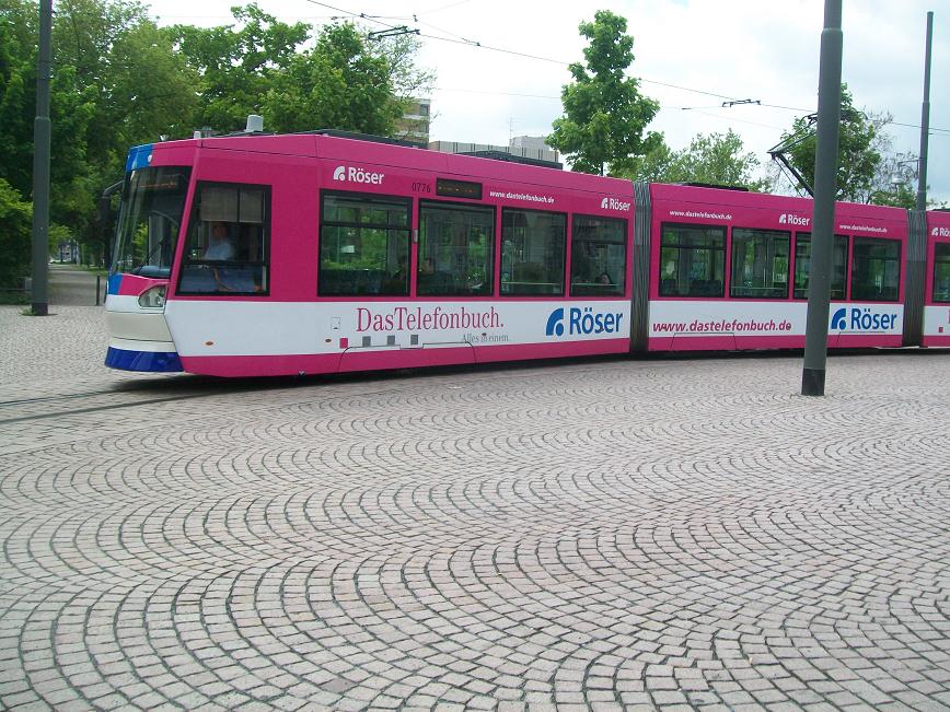 Darmstdter Straenbahn am 15.05.2010 