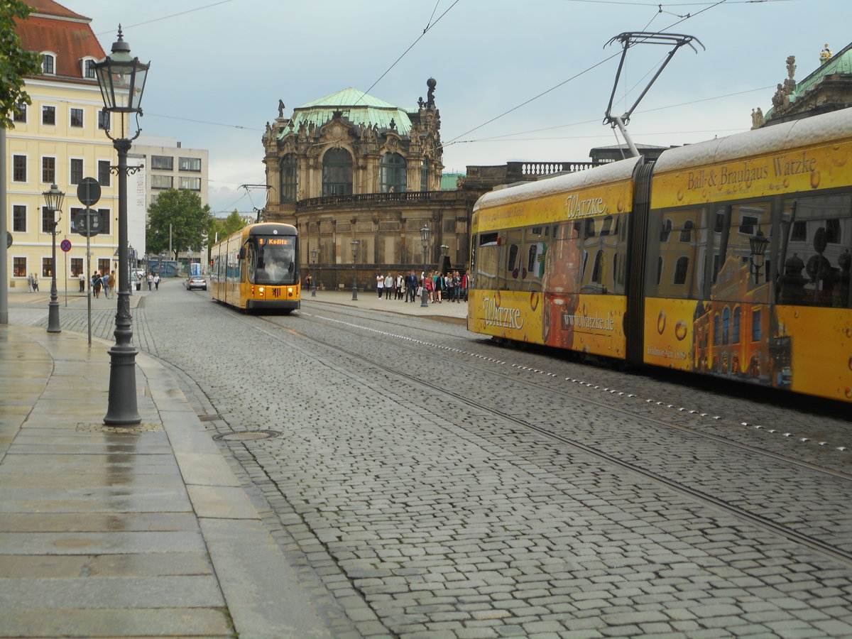 Dresdner Straßenbahn am 15.06.2016