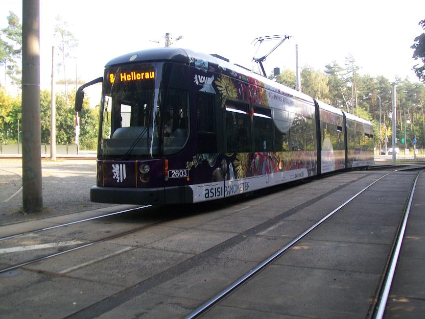 Dresdner Straßenbahn am 22.09.2009