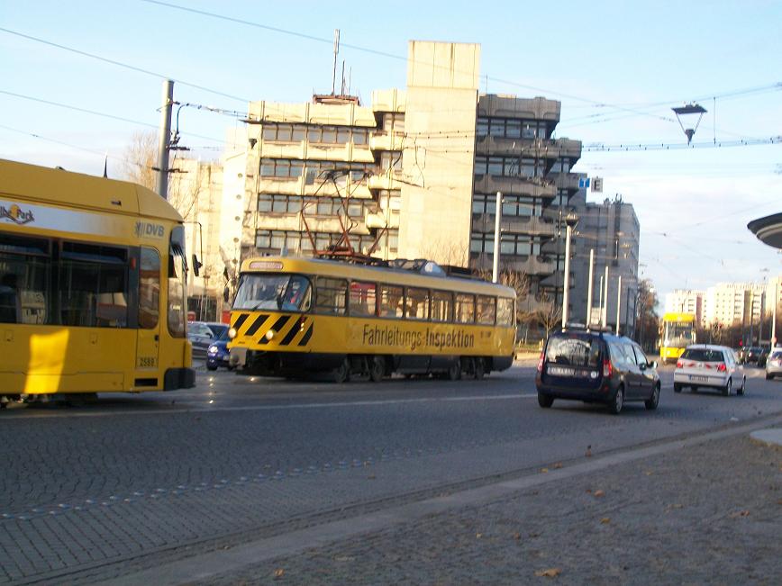 Dresdner Straßenbahn am 23.11.2009