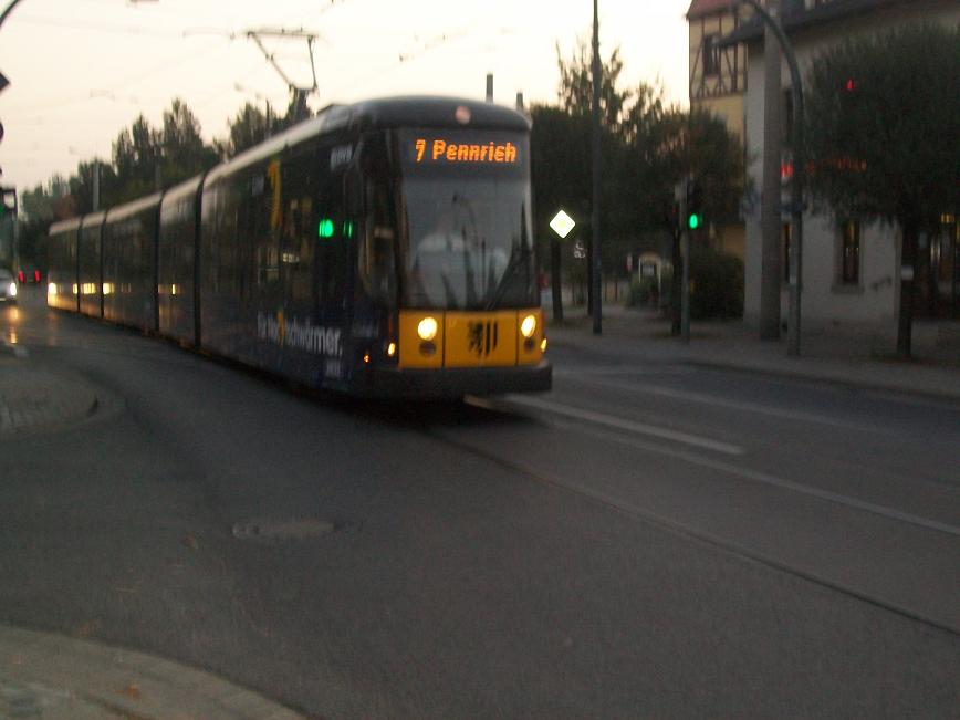 Dresdner Straßenbahn am 28.09.2009