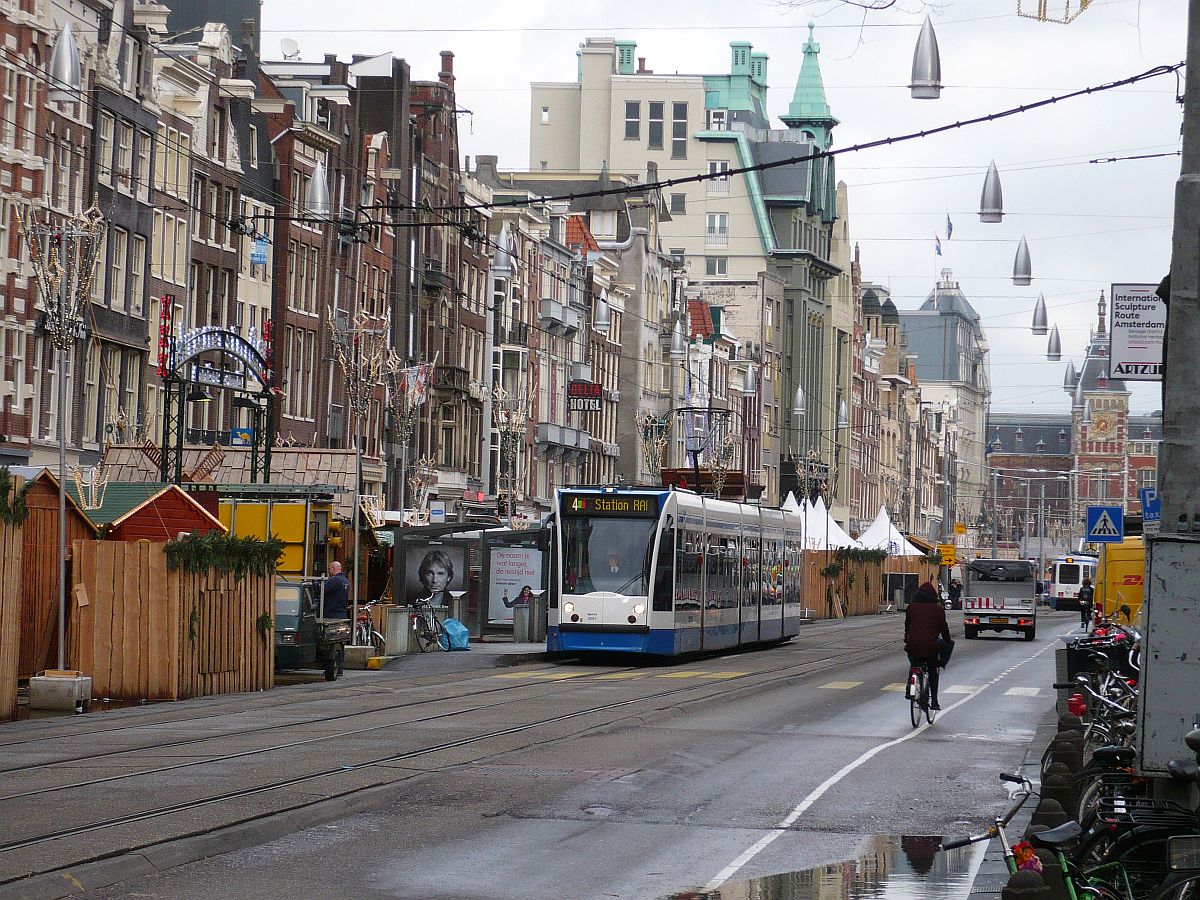 GVBA TW 2091 Damrak, Amsterdam 08-01-2014.