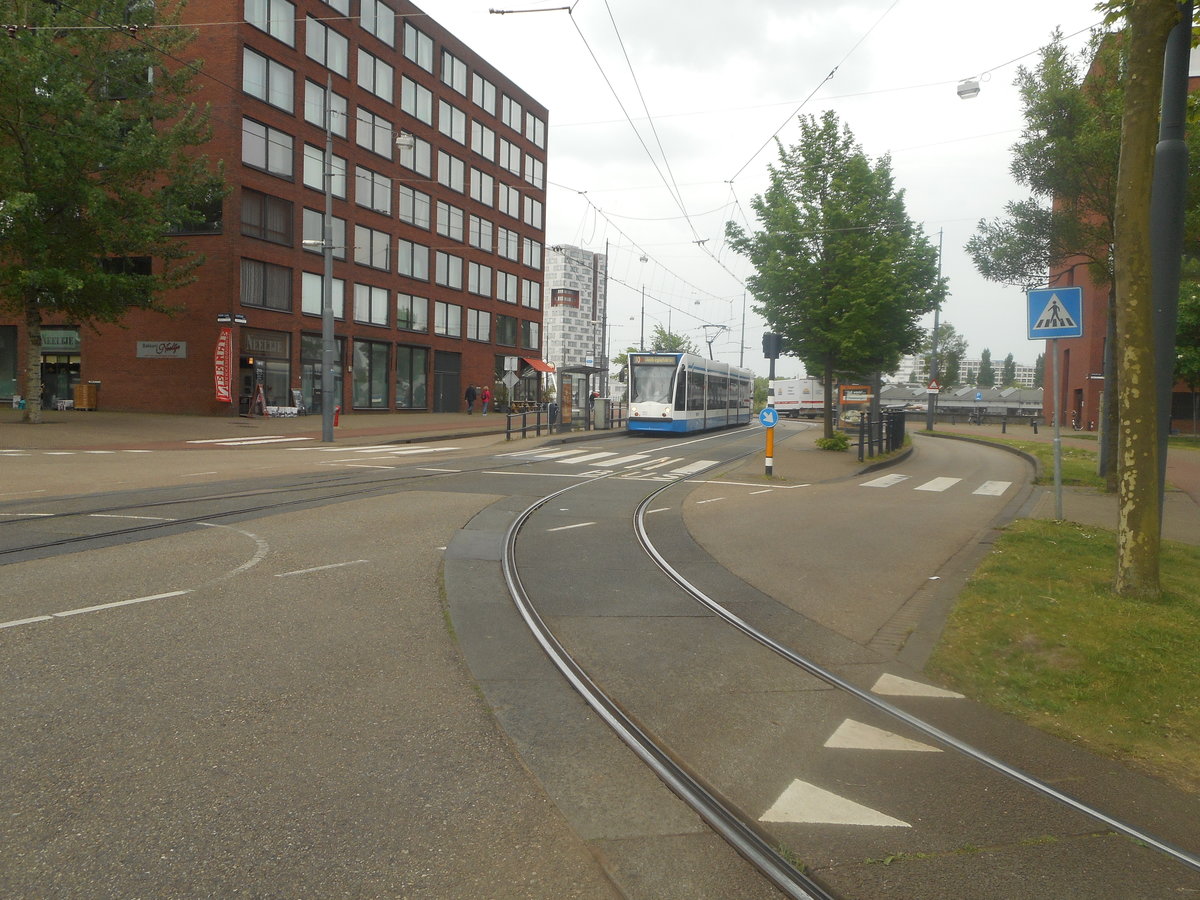 Straßenbahn in Amsterdam am 18.05.2016