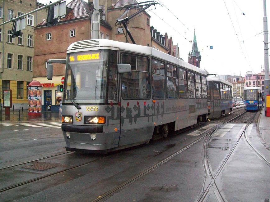 Straenbahn in Breslau am 17.10.2009