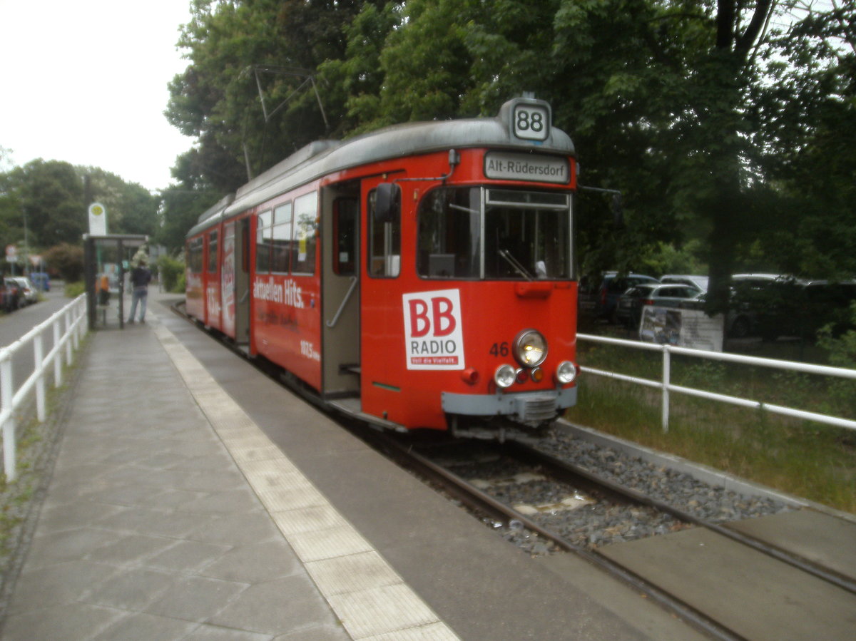Straenbahn Schneiche-Rdersdorf am 01.06.2015