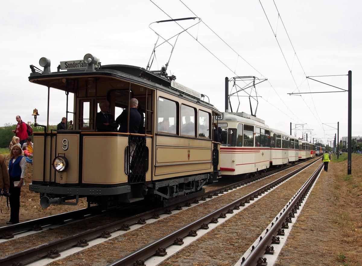T 2 Nr.9 von Lindner Baujahr 1907 bei der Paradeaufstellung in Potsdam am 02.09.2018.