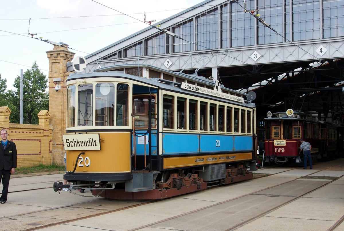 T 4 Nr.20 von Nordwaggon Baujahr 1909 in Leipzig am 21.07.2019.