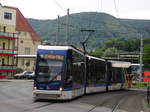 Wagen 703 der jenah, eine Solaris Tramino, ist am 27.07.17 als Linie 5 unterwegs.