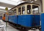 Straßenbahnhänger e5.49 Nr.1334 von MAN Baujahr 1927 jm MVG-Museum München am 09.11.2014
