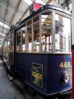 T2 Nr.469 von Beijnes, Baujahr 1929, ehemals in Amsterdam eingesetzt, befindt sich jetzt im Straßenbahnmuseum Sehnde/Wehmingen am 15.06.2014.