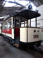 T 2 Nr.169 Eigenbau Baujahr 1919 im Straßenbahnmuseum Chemnitz m 18.04.2017.