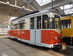 Dresden/495799/gleiskontrollwagen-t-57-nr201-113-4-von Gleiskontrollwagen T 57 Nr.201 113-4 von VEB Gotha, Baujahr 1959, im Betriebshof Waltherstraße in Dresden am 09.04.2016.