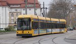 NGT 6 DD Nr.2521 von DWA/Siemens, Baujahr 1997, beim Postplatz in Dresden am 14.04.2016.