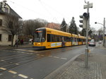 Straßenbahn in Dresden am 28.01.2016