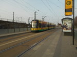 Dresdner Straßenbahn am 03.04.2016 