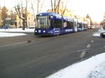 Dresdner Straßenbahn am 21.12.2009