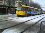 Dresdner Straßenbahn am 07.01.2010
