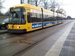 Dresdner Straßenbahn am 12.03.2010