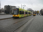 Dresdner Straßenbahn am 17.03.2010