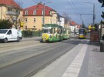 Dresdner Straßenbahn am 23.03.2010