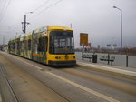 Dresdner Straßenbahn am 24.02.2012