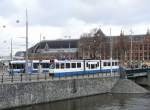 GVBA TW 841 Middentoegangsbrug, Amsterdam 04-03-2015.