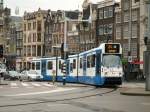 amsterdam-gemeente-vervoer-bedrijf/468373/gvb-tw-827-damrak--prins GVB TW 827 Damrak / Prins Hendrikkade, Amsterdam 16-09-2015.