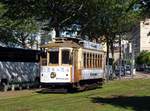 Tram No.220 beimTrammueum in Porto am 15.05.2018.
