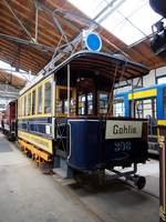 alle/672582/t-2-nr308-von-breslau-baujahr T 2 Nr.308 von Breslau Baujahr 1896 LVB-Typ 10 im Straßenbahnmuseum Leipzig am 21.07.2019.