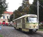 t-4-d/544612/t-4-d-nr1001von-ckd-tatra T 4 D Nr.1001von CKD Tatra Baujahr 1968 in Magdeburg am 03.10.2016.