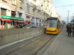 Budapest/501465/strassenbahn-in-budapest-am-04032016 Straßenbahn in Budapest am 04.03.2016