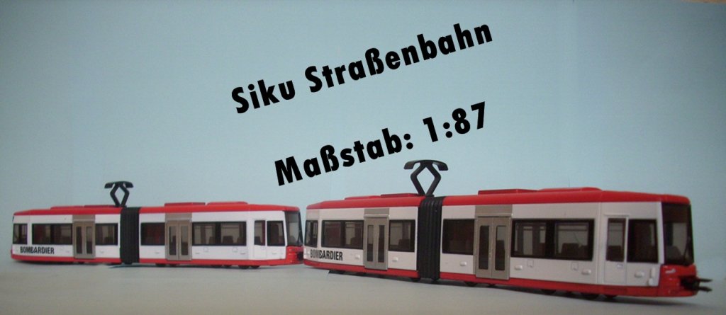 1:87 Straenbahn von Siku.