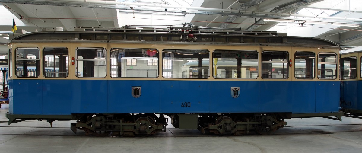 D 6.3 Nr.490 von Böker, Baujahr 1911, im MVG-Museum in München am 08.11.2014.