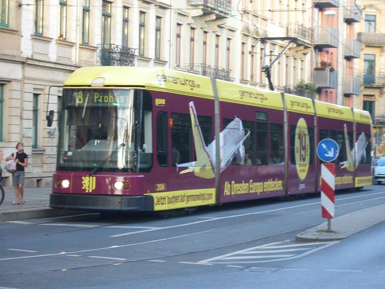 Dresdner Straßenbahn am 04.09.2008