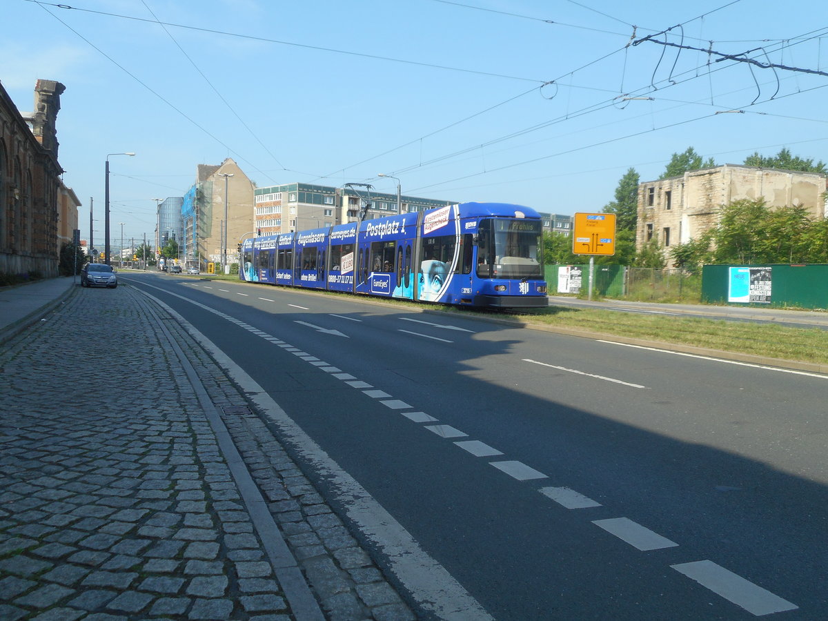 Dresdner Straßenbahn am 05.06.2016