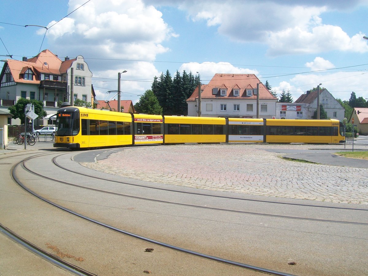 Dresdner Straßenbahn am 07.07.2010