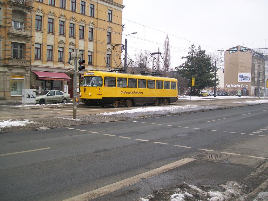 Dresdner Straßenbahn am 16.02.2010