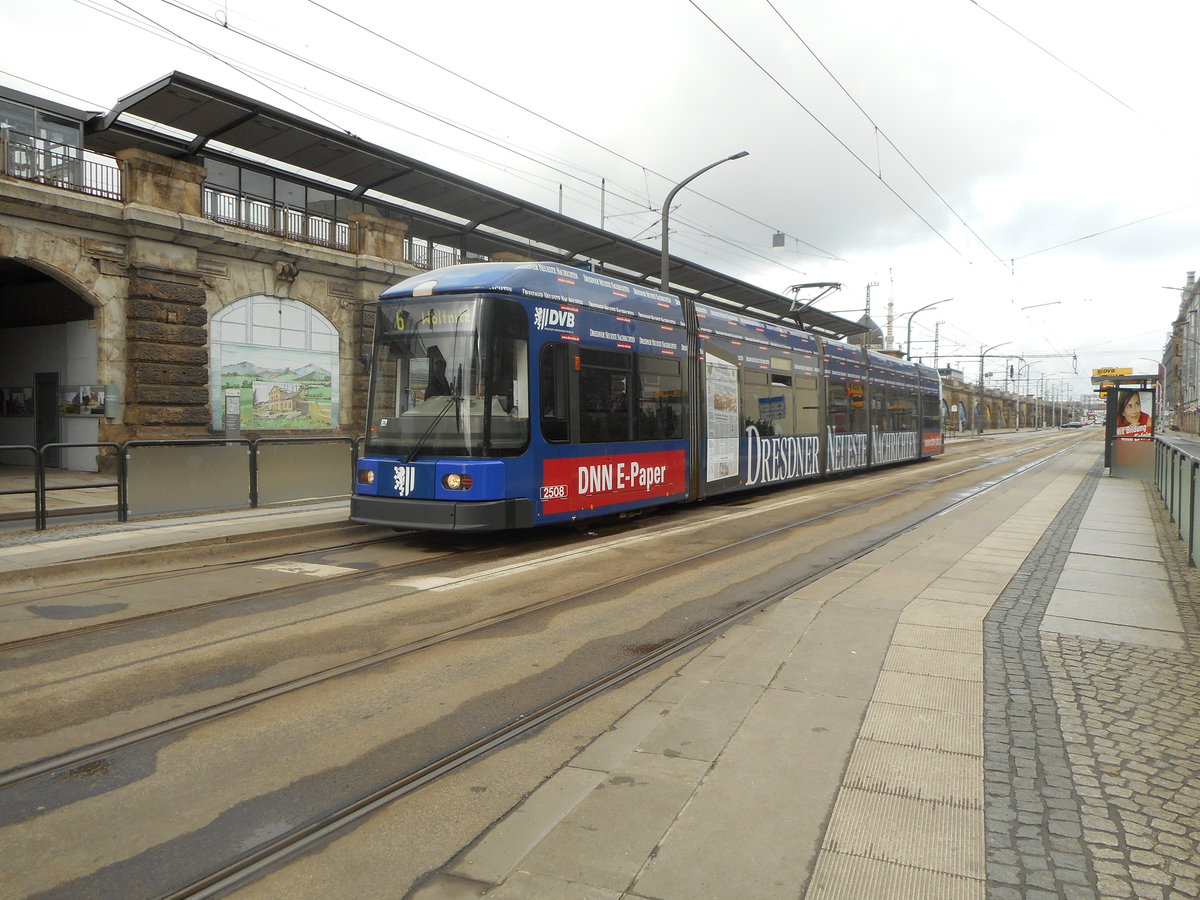 Dresdner Straßenbahn am 25.02.2016