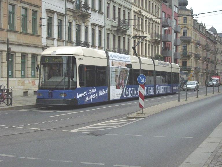 Dresdner Straßenbahn am 27.09.2008