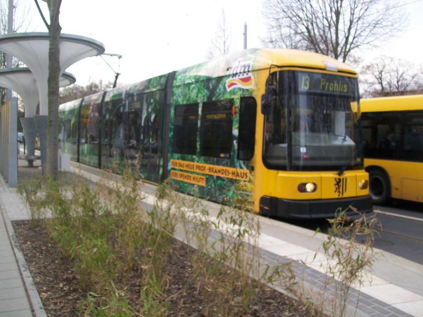 Dresdner Straßenbahn am 31.03.2010