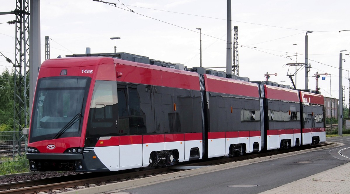 GT 8 S Nr.1455 von Solaris, Baujahr 2014, in Braunschweig am 27.06.2015.