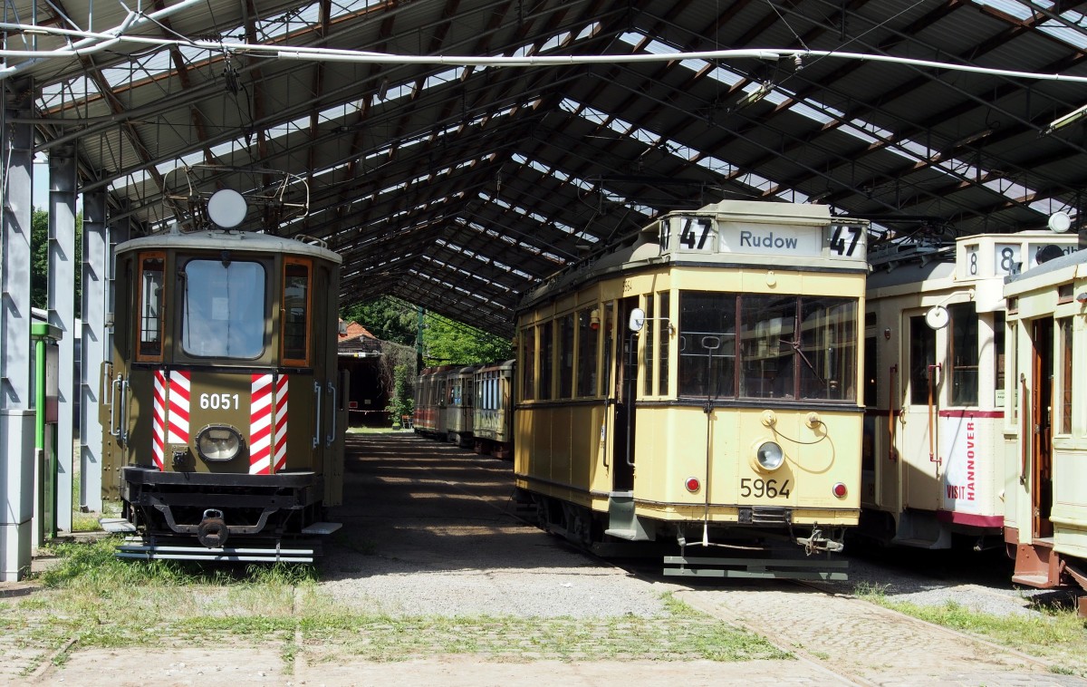 Sammlung im Srassenbahnmuseum Sehnde/Wehmingen am 15.06.2014.