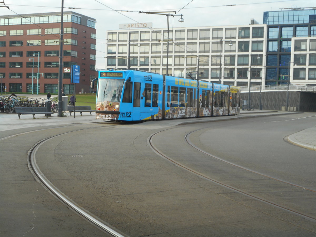 Straßenbahn in Amsterdam am 18.05.2016