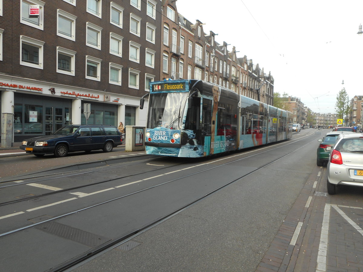 Straßenbahn in Amsterdam am 18.05.2016