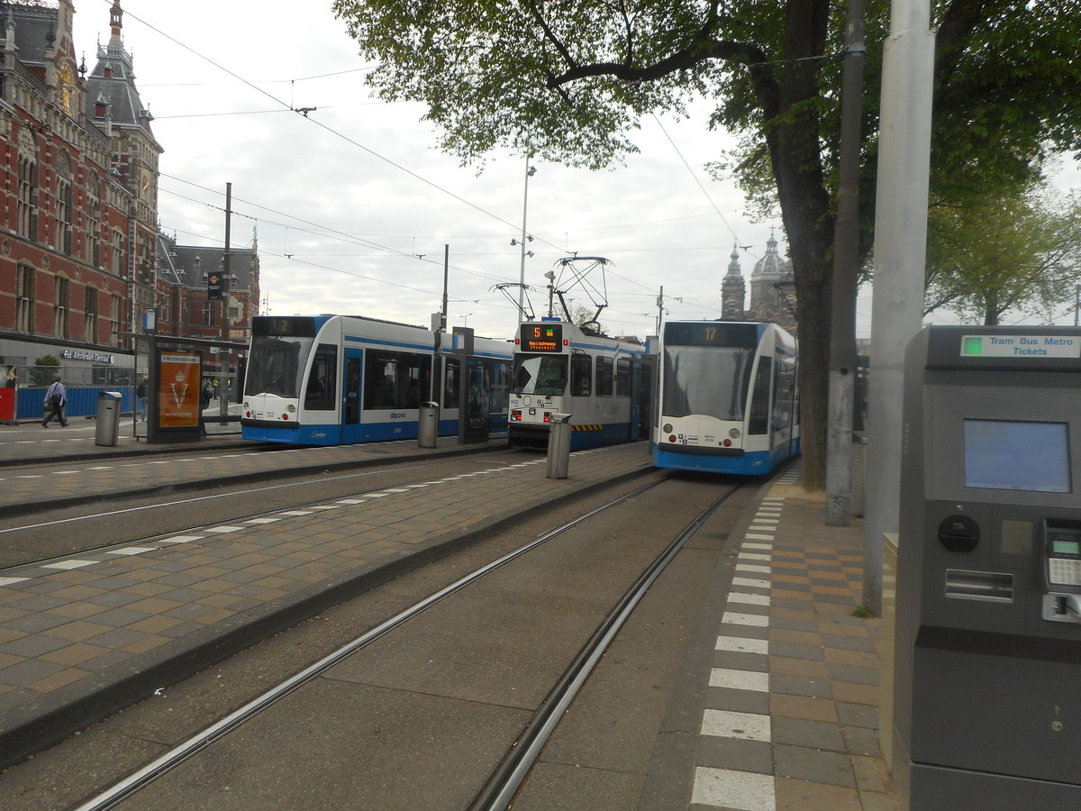 Straßenbahn in Amsterdam am 18.05.2016