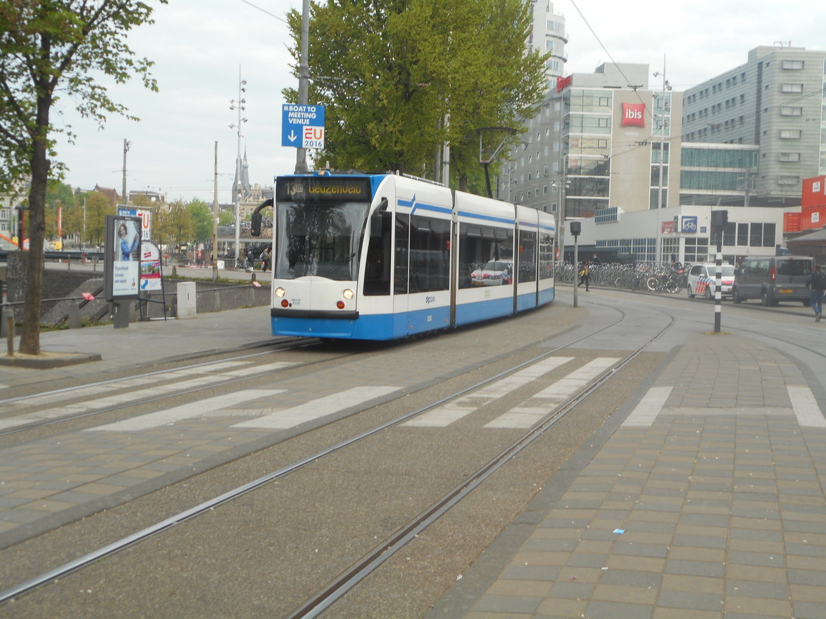 Straßenbahn in Amsterdam am 18.05.2016