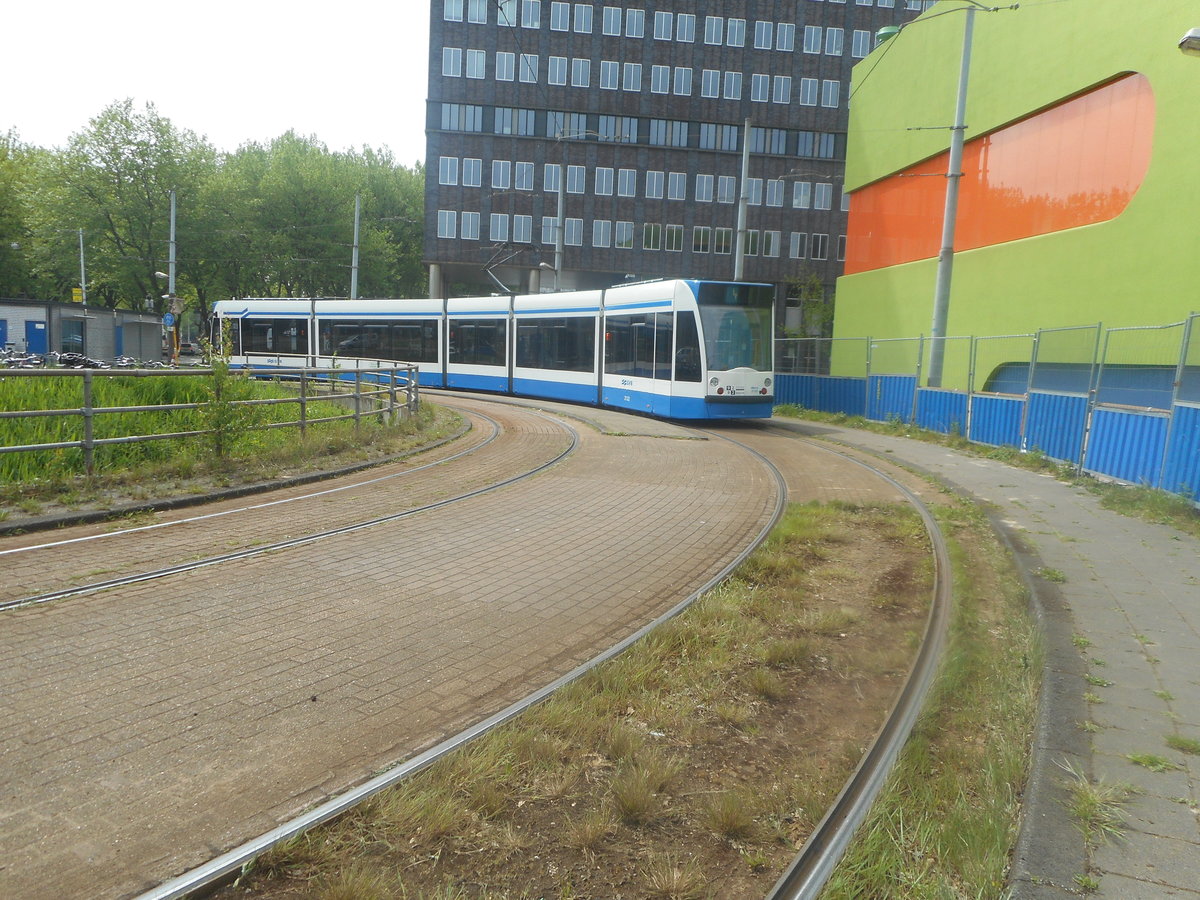 Straßenbahn in Amsterdam am 18.05.2016