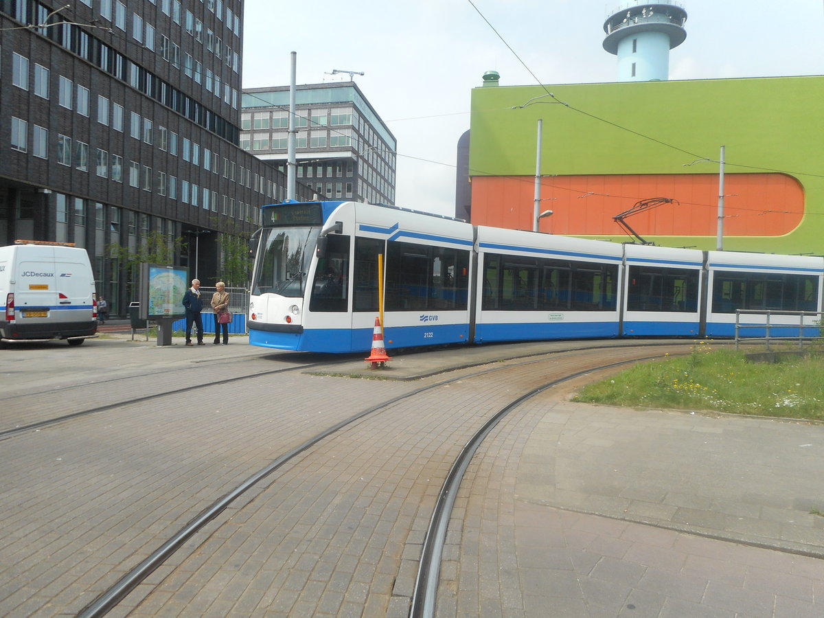 Straßenbahn in Amsterdam am 18.05.2016