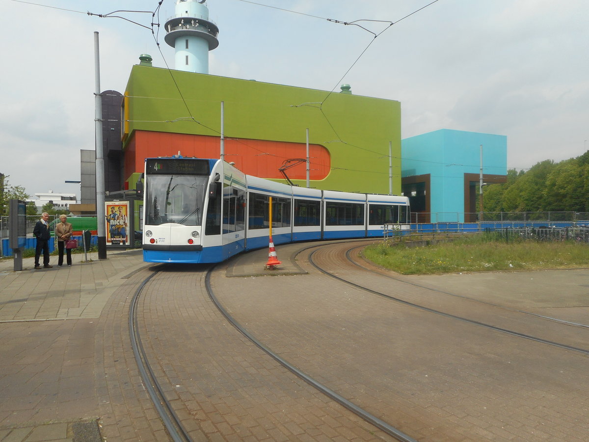 Straßenbahn in Amsterdam am 18.05.2016