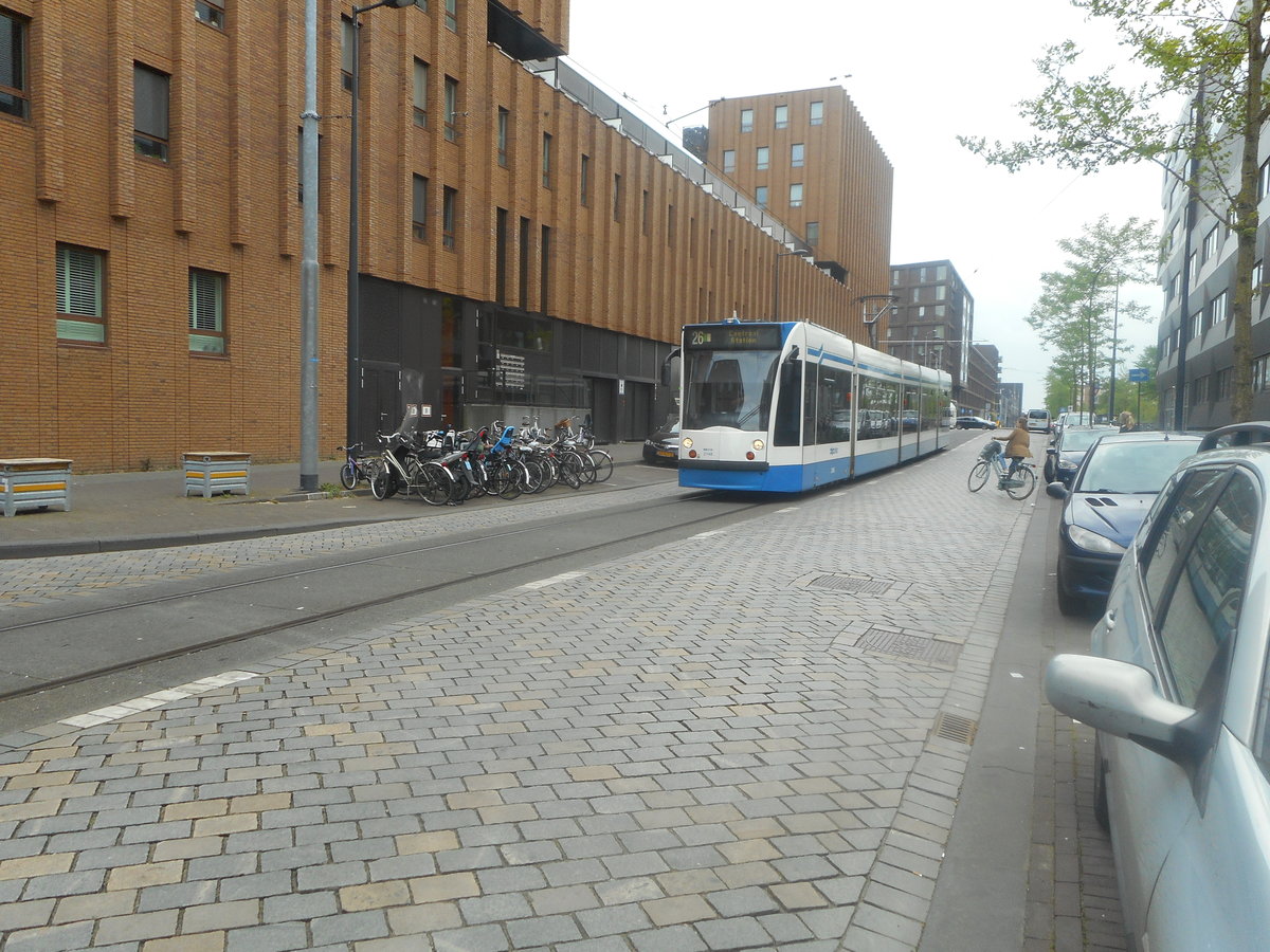 Straßenbahn in Amsterdam am 18.05.2016